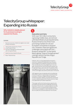 2097_TCY_TELECITYGROUP WHITEPAPER EXPANDING INTO