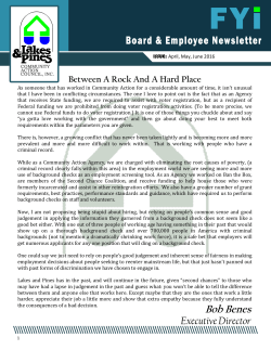 2nd Qtr 2016 - Lakes and Pines