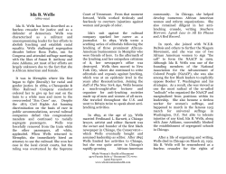 Ida B. Wells - Whole Woman`s Health