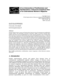 kati kauppinen - Lancaster University