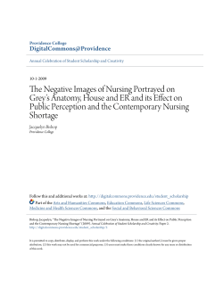 The Negative Images of Nursing Portrayed
