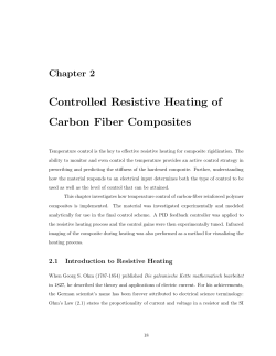 Controlled Resistive Heating of Carbon Fiber Composites