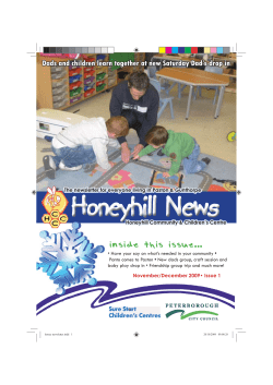 honey newsletter.indd - Peterborough City Council