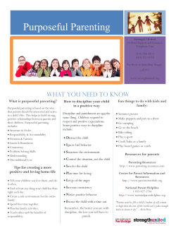 Purposeful Parenting
