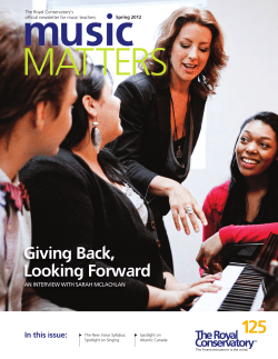 Spring 2012 - RCM Examinations