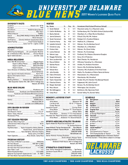 Quick Facts - University of Delaware Athletics
