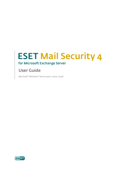ESET Mail Security for Microsoft Exchange Server
