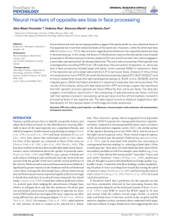 Neural markers of opposite-sex bias in face processing