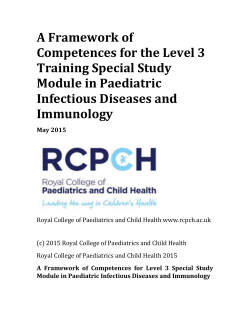Infectious Diseases and Immunlogy