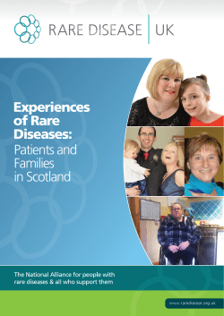 Experiences of Rare Diseases: Patients and