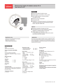 Electronical angle-of-rotation sensor 81.4