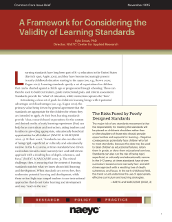A Framework for Considering the Validity of Learning