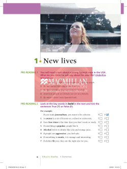 New lives 1 - Macmillan English
