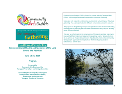 Traditions of Storytelling program