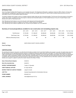 Santa Rosa - Florida Department Of Education