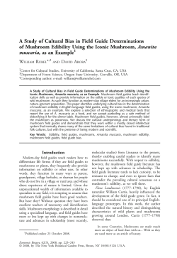 A Study of Cultural Bias in Field Guide Determinations