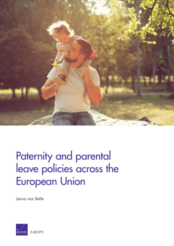 Paternity and parental leave policies across the European Union