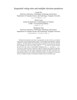 Sequential voting rules and multiple elections paradoxes