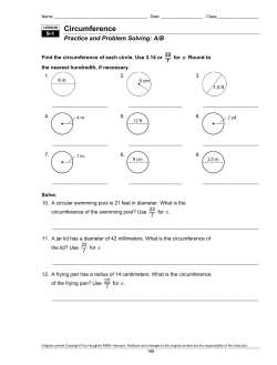 Circumference