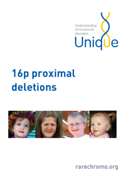 16p proximal deletions FTNW