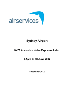 ANEI 2nd Quarter 2012 - Airservices Australia