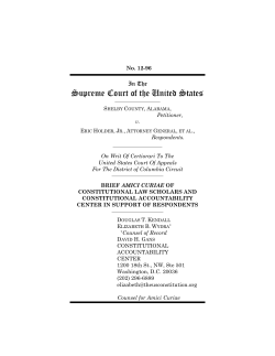 Supreme Court of the United States - Constitutional Accountability