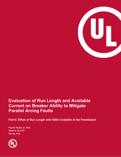 Evaluation of Run Length and Available Current