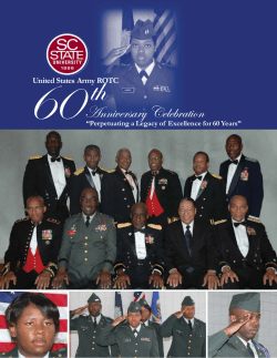 ROTC 60th Anniversary - South Carolina State University