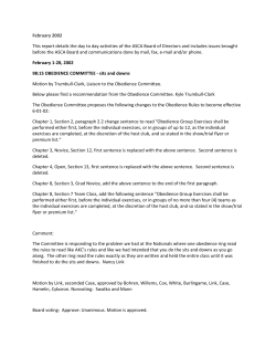 February 2002 This report details the day to day activities of the