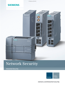 Network Security - Siemens Global Website