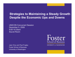 Strategies to Maintaining a Steady Growth Despite the Economic
