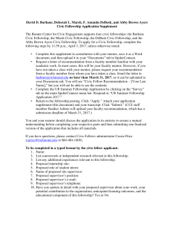 David D. Burhans, Deborah L. Marsh, F. Amanda DeBusk, and Abby