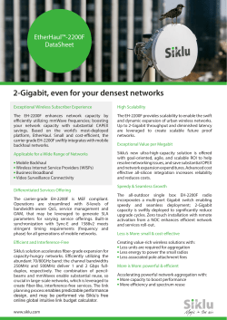 2-Gigabit, even for your densest networks