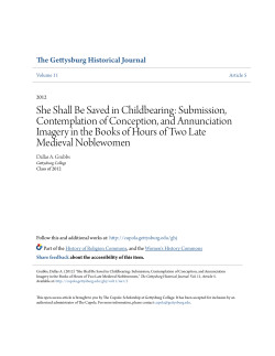 She Shall Be Saved in Childbearing