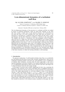 Low-dimensional dynamics of a turbulent wall flow