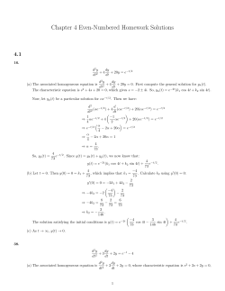 Chapter 4 Even-Numbered Homework Solutions