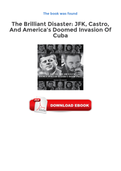 Online Free Ebooks The Brilliant Disaster: JFK, Castro