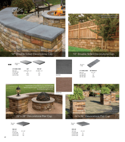 16” Double Sided Devonstone Cap 14”