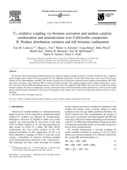 C1 oxidative coupling via bromine activation and tandem catalytic