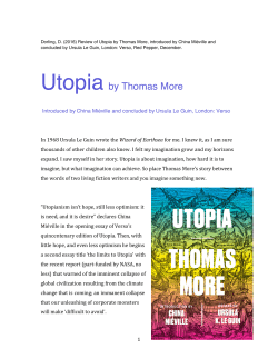 Review of Utopia by Thomas More
