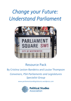 Change your Future: Understand Parliament