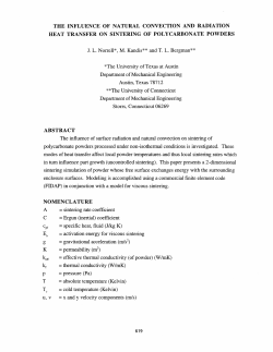 The Influence of Natural Convection and Radiation Heat Transfer on