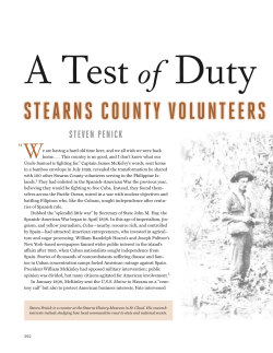 Stearns County Volunteers in the Spanish-American War