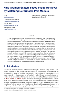 Fine-grained sketch-based image retrieval by matching deformable
