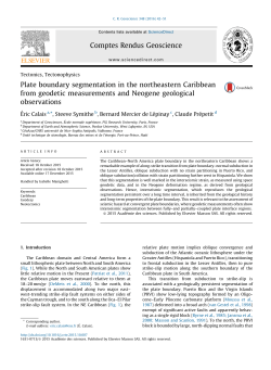 Plate boundary segmentation in the northeastern Caribbean