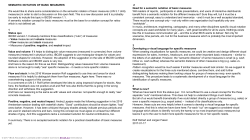 SEMANTIC NOTATION OF BASIC MEASURES We would like to