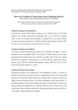 Microwave Synthesis of Nanocarbons from