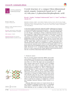 Crystal structure of a compact three