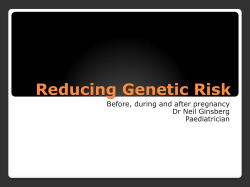 Reducing Genetic Risk