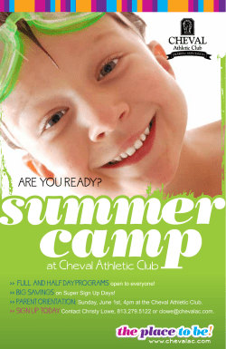 at Cheval Athletic Club